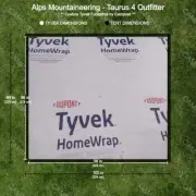 Tyvek Footprint for the Alps Mountaineering Taurus 4 Outfitter Tent