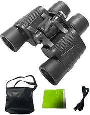 8X Mini Binoculars Small Telescope Multifunctional with Compass Clear View for Fishing Theater Bird Watching Travel Birthday