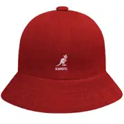 Kangol Unisex Tropic Casual Bucket Hat Summer Cool Sun Cap - Scarlet Red