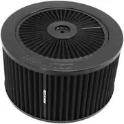 Aeroflow 9" X 5" Full Flow Air Cleanerassembly 5-1/8" Black Cotton - AF2251-1375