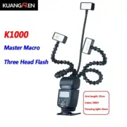 KUANGREN K1000 Flexible Master Macro LED Flash Light Speedlight Camera Shooting