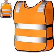 AVANA Children's Hi-Vis Vest (3-12 Years) Reflective Safety Vest High Visibility Vest Reflective Vest - Orange