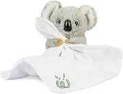 [Living Nature] Baby Koala Stuffed Animal Plush Toy | Includes Blanket | Fluffy and Cuddly Jungle Animal | Soft Toy for Newborns and Babies | Naturli Eco-Friendly