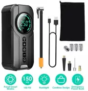 150PSI Portable Car Digital Electric Tire Inflator LCD Air Pump Compressor 12V