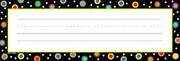 Creative Teaching Press Dots on Black Name Plates (4499)