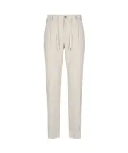 Peserico Pleated Drawstring Pants 50 White