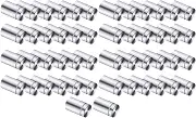 YWMJZEU 50pcs Panel Standoff Screws Wall Mounting Acrylic Glass Multipurpose Accessories Advertising Screws for Artwork, Silvery