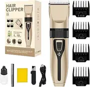 Cordless Hair Clippers Shavers - Cordless Electric Barber Clippers Rechargeable | Professional Edgers Liners Grooming Kit Waterproof for Mustache, Body, Nose, Ear