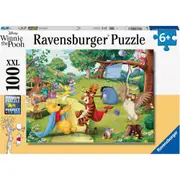 100pc Ravensburger Disney Pooh to the Rescue Jigsaw Childrens/Kids Puzzle 6Y+