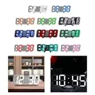 Table Clock Electronic Desktop Clock Temperature Display LED Wall Clock Mini