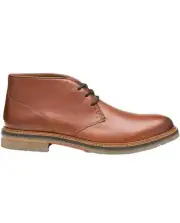Johnston & Murphy Calder Leather Chukka Boots Brown Mahogany Full Grain Size 13