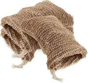 FRCOLOR Organize Your Bath Pack Jute Soap Saver Bags Mesh Drawstring Reusable and Exfoliating Pouches for Soap Storage
