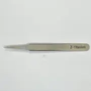 Titanium Tweezers Model 2 Non-shedding Tweezers Tapered Fine Point Tips