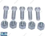 QTY 5 - LUG NUT "CLIPPED" STUDS REAR WHEELS FOR SUZUKI SAMURAI 80 87 (for: Suzuki)