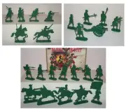 LAD Flat Toy Soldiers Northern War Peter's army (24 figures) Scale 1:32