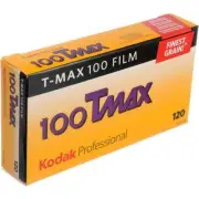 Kodak TMAX 100 ISO Professional 120 Roll (5 Pack) - Black & White Negative Film
