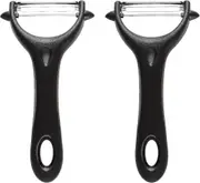 PCS Peeler, 14.57.5cm Potato Peeler Vegetable Peeler Pasta Peeler for Potatoes Carrots Vegetables Fruits (Black)