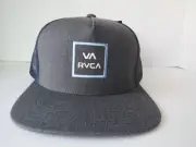 RVCA Mens VA All The Way Trucker Hat Adjustable Blue Gray Nwt