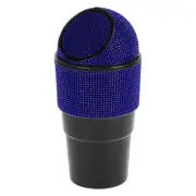 Car Trash Can Portable Front Seats Plastic Trash Bin Blue 1 Pcs