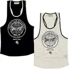 Darc Sport Men's Wolves Globe Mecca Drop Tail Muscle Tank Top Tee T-Shirt