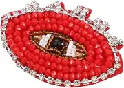 UTHCLO DIY Decorative Clothing Patch Creative Beaded Eye Applique for Fashionable Clothing Random Style Eye Design for Customizing Apparel and Accessories