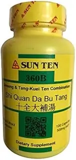 Sun Ten - Ginseng & Tang-kuei Ten Combination Capsules/Shi Quan Da Bu Tang/十全大補湯