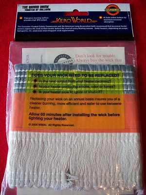COMMANDER CH-100 Kerosene Heater Wick & "FREE" Wick Cleaning/ Mantenance Guide