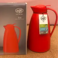 在飛比找蝦皮購物優惠-Alfi Eco 玻璃內膽 真空保溫壺 1000ml 石榴紅