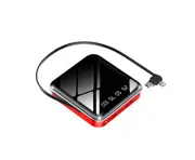 S09 Universal Mini 3 In 1 with Cable Mobile Phone Charging Bank 10000mAh Creative Fast Charge Digital Display Power Bank