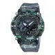 【CASIO 卡西歐】G-SHOCK 男錶 雙顯錶 橡膠錶帶 半透明 雜訊意象設計 防水200米 GA-2200(GA-2200NN-1A)