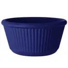 GET RM-401-CB 4 oz. Cobalt Blue Fluted Melamine Ramekin - 48/Case