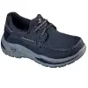 Skechers Arch Fit Motley [204180NVY] 男 休閒鞋 套入款 馬克縫 帆船鞋 帆布 深藍