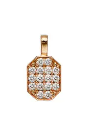 Sethi Couture Small Pav� Diamond Tag Pendant