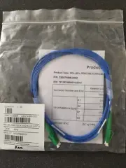2m LC-LC (APC-APC) SMF-28 Ultra OFNR cable
