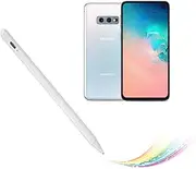 Active Stylus Pen for Samsung Galaxy S10e,Electronic Pencil Compatible with Samsung Galaxy S10e Stylus,Capacitive Type-C Rechargeable Pens Good for Note-Taking and Sketching,White