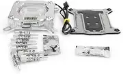 Computer CPU Water Cooling Block for Intel CPU Waterblock with Temperature Display Copper + PMMA + Anode Aluminum Cooling Block for Intel Computer CPU