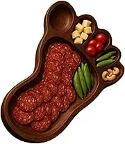Charcuterie Boards | Cheese Board Fun Food Tray Plate - Wooden Cheese Platter Serveware, Fruit Plate Kitchen Accessories for Meat Appetizer Fruit Bread