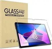 Lnuyefn Screen Protector for Lenovo Tab M10 Plus 3rd Gen 10.6 Inch 2022, Tempered Glass Film Guard for Lenovo Tab M10 Plus Gen 3 TB125FU TB128FU TB128XU 2022 Release -Clear 9 Hardness High Definition Bubble-Free