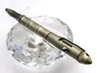 GORGEOUS HIGH QUALITY HEAVY RETRO POLISHED BRASS BOLT ACTION BALL POINT PEN