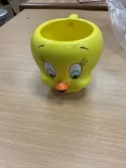 1989 WARNER BROS APPLAUSE YELLOW TWEETY BIRD COFFEE MUG
