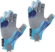 [Ipetboom] Breathable Half Finger Gloves Touchscreen Gloves for Cycling Outdoor Sports Fishing Mountaineering