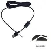New Mice Mouse Stickers Feet Skates Pads Cable Line Wire For Logitech G500 G500s