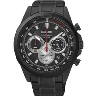在飛比找PChome24h購物優惠-SEIKO 品味風格時尚計時腕錶/黑/8T63-00F0SD