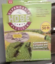 Expanding Expandable Flexible Garden Water Hose w Spray Nozzle 50 Ft