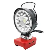 4Inch Car LED Work Light Flashlight Electric Torch Spotlight USB Power Bank