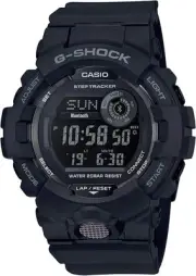 CASIO G-SHOCK GBD-800-1B Bluetooth Black Digital Men's Watch 200M WR