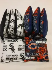 8 Cornhole Bag Set Corn Hole Chicago White Sox and Bears