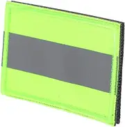 Hohopeti Reflective Nylon Patch for Night Safety Self Adhesive Reflective Patch for Clothing Jackets Bags Durable Hook and Loop Fastener Enhanced Visibility for Safety Low Light