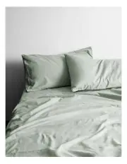 [Aura Home] Halo Organic Cotton Sheet Set in Sage