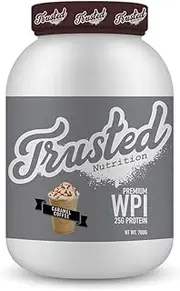 Trusted Nutrition Premium Whey Protein Isolate Powder 780 g, Caramel Coffee